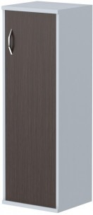 Шкаф колонка с глухой дверью СУ-2.3(R) Венге Магия/Металлик 406*365*1200