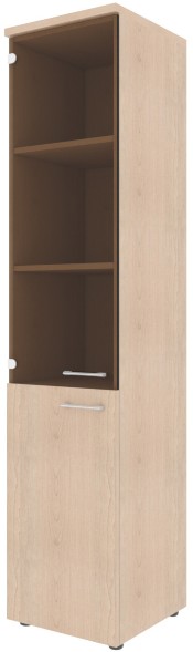 Шкаф колонка комбинированая (L) с топом XHC 42.2(L) Бук Тиара 432х432х1955 XTEN