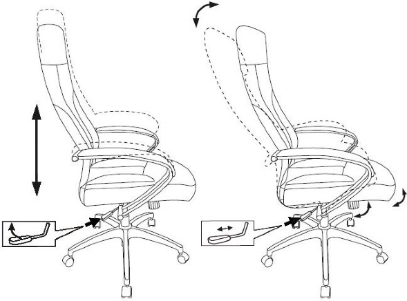 Кресло руководителя Бюрократ CH-608/ECO