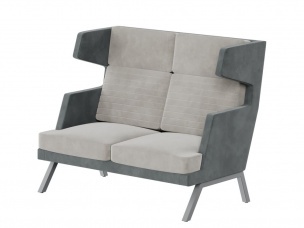 Алдо Диван двухместный высокий ALD-02 1430*960*1180