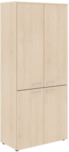 Шкаф с глухими средними и малыми дверьми WHC 85.3 Бук Тиара 856х432х1949 WAVE