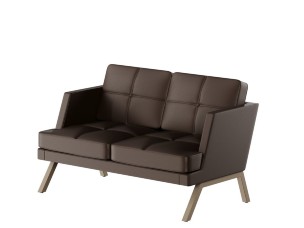 Aldo Диван двухместный с декором из пуговиц ALDB-02L 1430*875*890