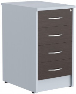 Тумба приставная с Топом Т-1 Металлик ТП-4.1А Венге Магия/Металлик 412х600х753 IMAGO