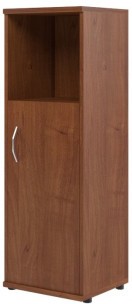 Шкаф колонка с глухой малой дверью СУ-2.1(R) Орех Французcкий 406*365*1200