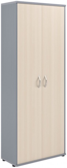 Шкаф с глухими дверьми СТ-1.9 Клен/Металлик 770*365*1975