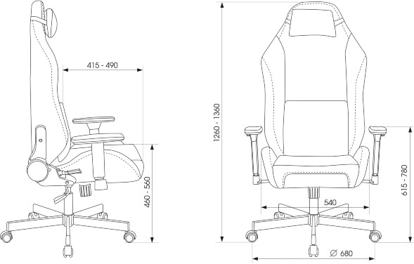 Кресло игровое Knight EXPLORE