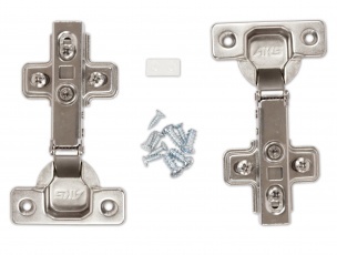 Комплект петель с доводчиком MHWC-2 без цвета AlvaLine