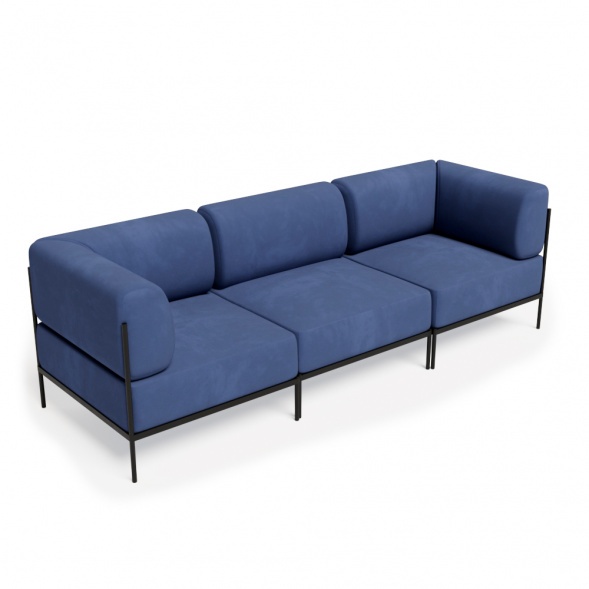 Рио Диван трёхместный РСЕ-06 2430*810*770