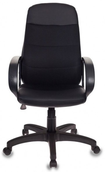 Кресло руководителя Бюрократ CH-808AXSN/черный искусст.кожа, сетка