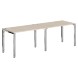 Стол 2-х местный XGWST 2470.1 2400х700х750 XTEN GLOSS