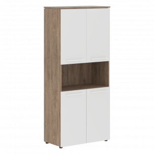 Шкаф с 2-мя комплектами глухих малых дверей MHC 85.4 854х423х1956 MORRIS