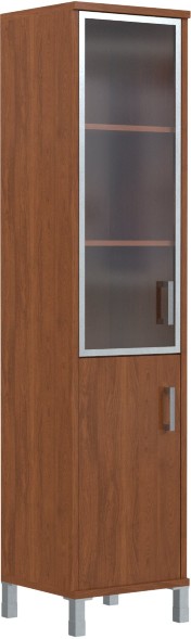 Шкаф-колонка комбинированная B 431.4(L) Орех Гарда 475х450х2054