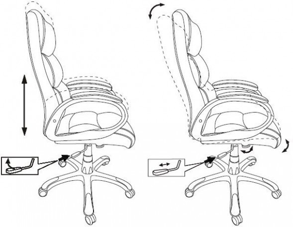 Кресло руководителя Бюрократ CH-S840N/BLACK 