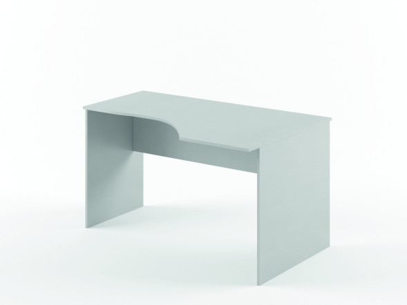 Стол эргономичнный SET140-1(R) Серый 1400х900х760 SIMPLE